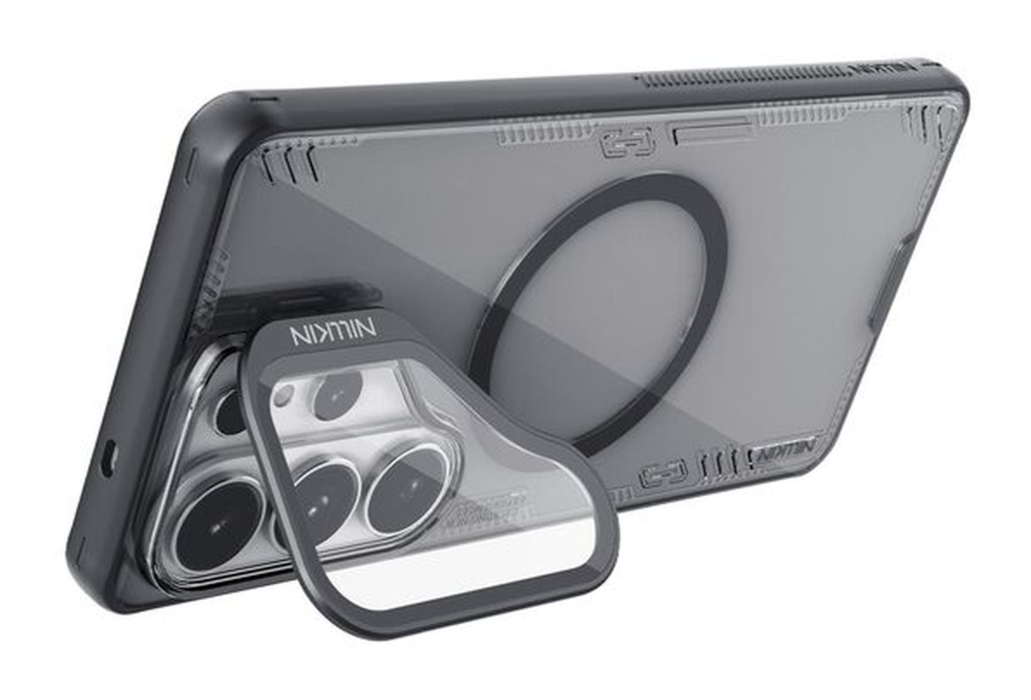 Nillkin IceBlade Prop Samsung S26 Ultra Hoesje MagSafe Back Cover Zwart afbeelding 4