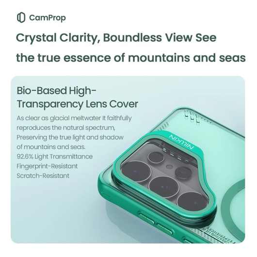 Nillkin IceBlade Prop Samsung S26 Ultra Hoesje MagSafe Back Cover Groen afbeelding 6