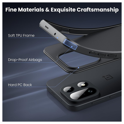 Nillkin Frosted Shield OnePlus 15 Hoesje MagSafe Back Cover Zwart afbeelding 5