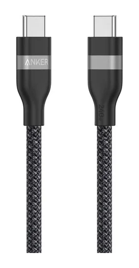 Anker USB-C naar USB-C Snellaad Kabel 240W Fast Charge Bio-Nylon 1.8M Zwart afbeelding 8