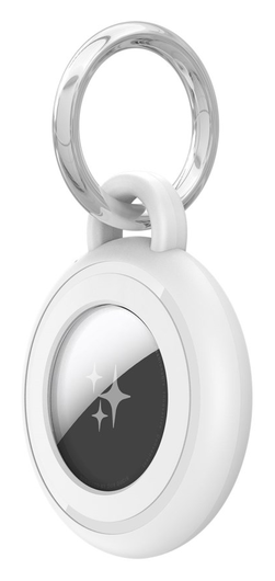 Dux Ducis Apple AirTag Sleutelhanger Zwart/Wit/Blauw/Roze (4-Pack) afbeelding 4