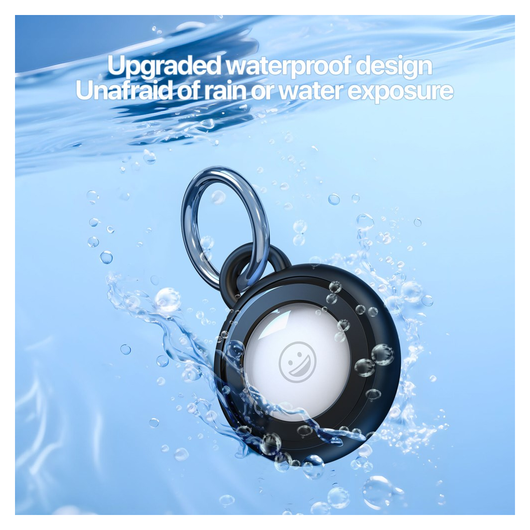 Dux Ducis Apple AirTag Sleutelhanger Zwart/Wit/Blauw/Roze (4-Pack) afbeelding 9