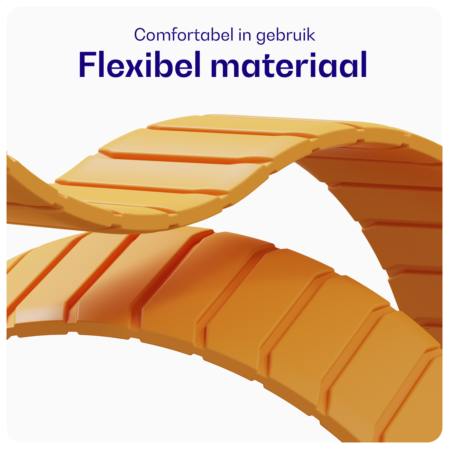 Buddi Fuse Magnetisch Apple Watch Bandje - 1-11/SE - 38/40/41/42MM Geel afbeelding 5