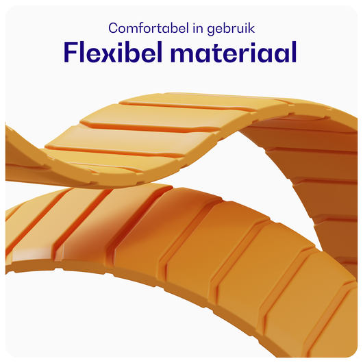 Buddi Fuse Magnetisch Apple Watch Bandje - 1-11/SE - 38/40/41/42MM Geel afbeelding 5