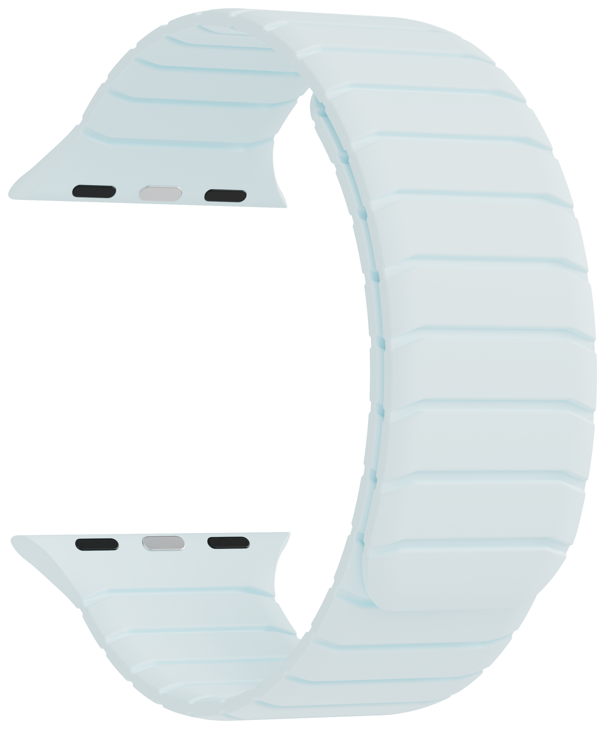 Buddi Fuse Magnetisch Apple Watch Bandje - 1-11/SE - 38/40/41/42MM Lichtblauw afbeelding 9