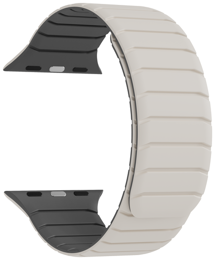 Buddi Fuse Magnetisch Apple Watch Bandje - 1-11/SE - 38/40/41/42MM Sterrenlicht afbeelding 9