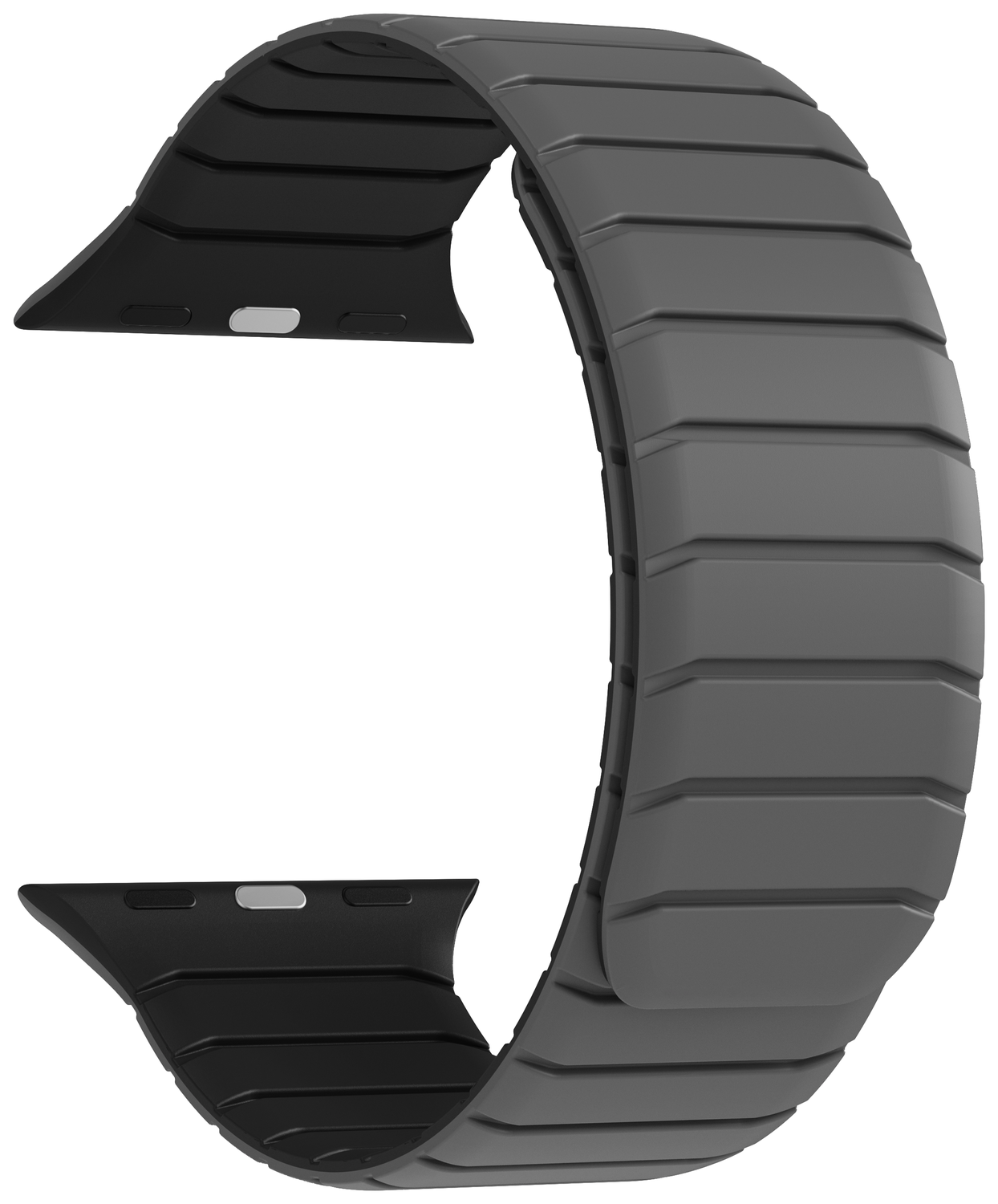 Buddi Fuse Magnetisch Apple Watch Bandje - 1-11/SE - 38/40/41/42MM Grijs afbeelding 9