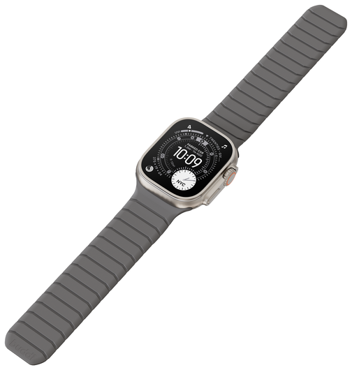 Buddi Fuse Magnetisch Apple Watch Bandje - 1-11/SE - 38/40/41/42MM Grijs afbeelding 12