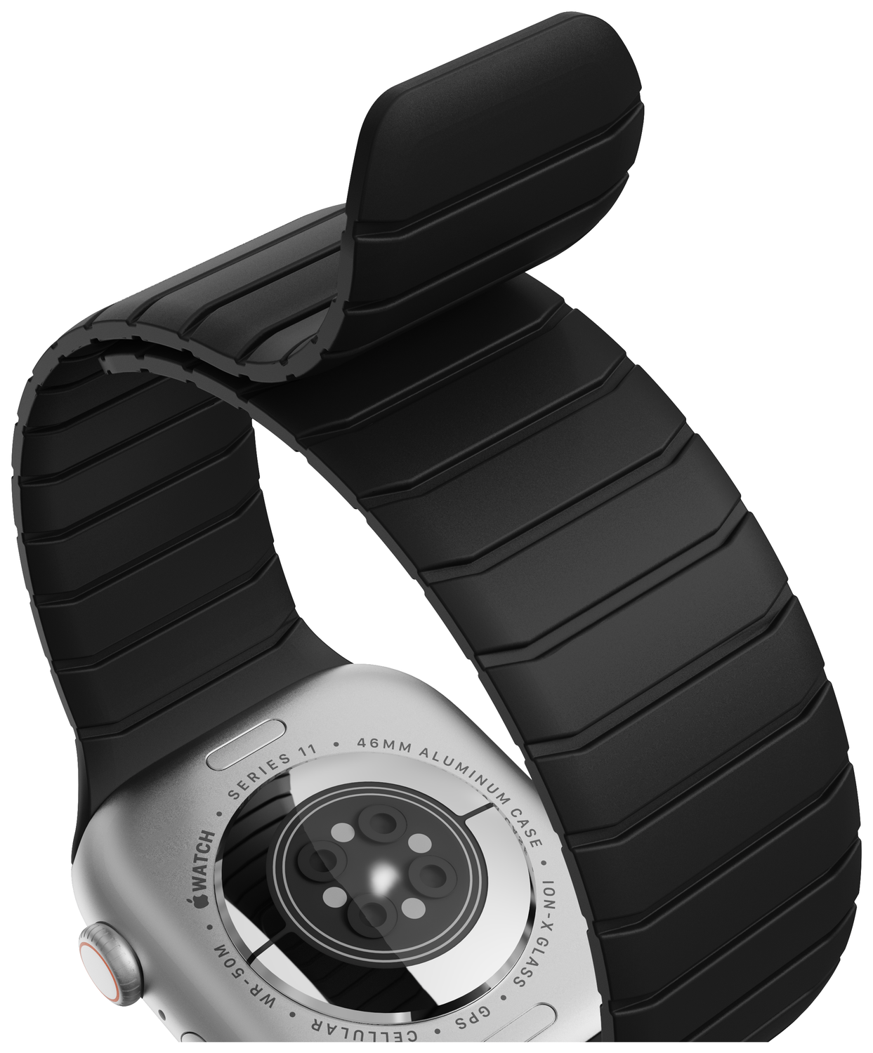 Buddi Fuse Magnetic Apple Watch Bandje 1-11/SE/Ultra 49/46/45/44MM Zwart afbeelding 9