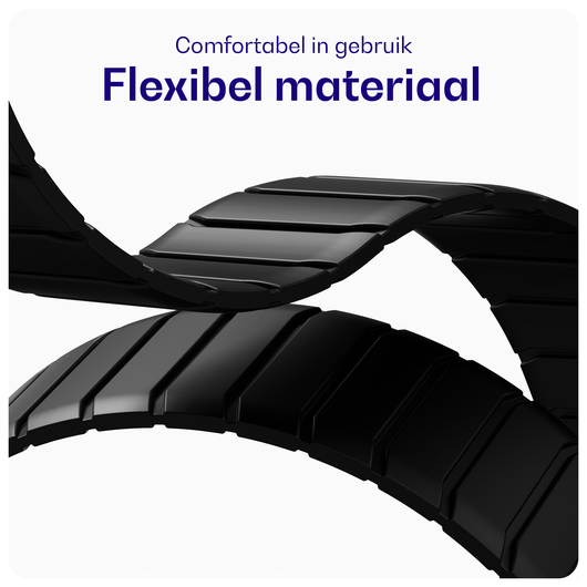 Buddi Fuse Magnetic Apple Watch Bandje 1-11/SE/Ultra 49/46/45/44MM Zwart afbeelding 5