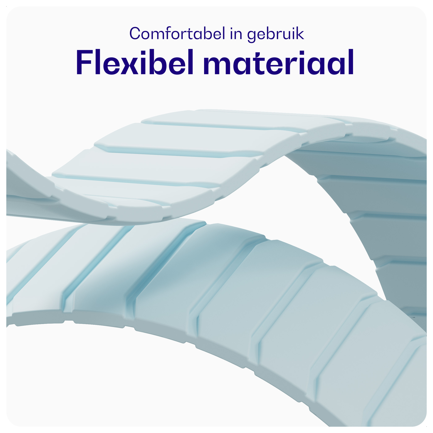 Buddi Fuse Magnetic Apple Watch Bandje 1-11/SE/Ultra 49/46/45/44MM Lichtblauw afbeelding 5