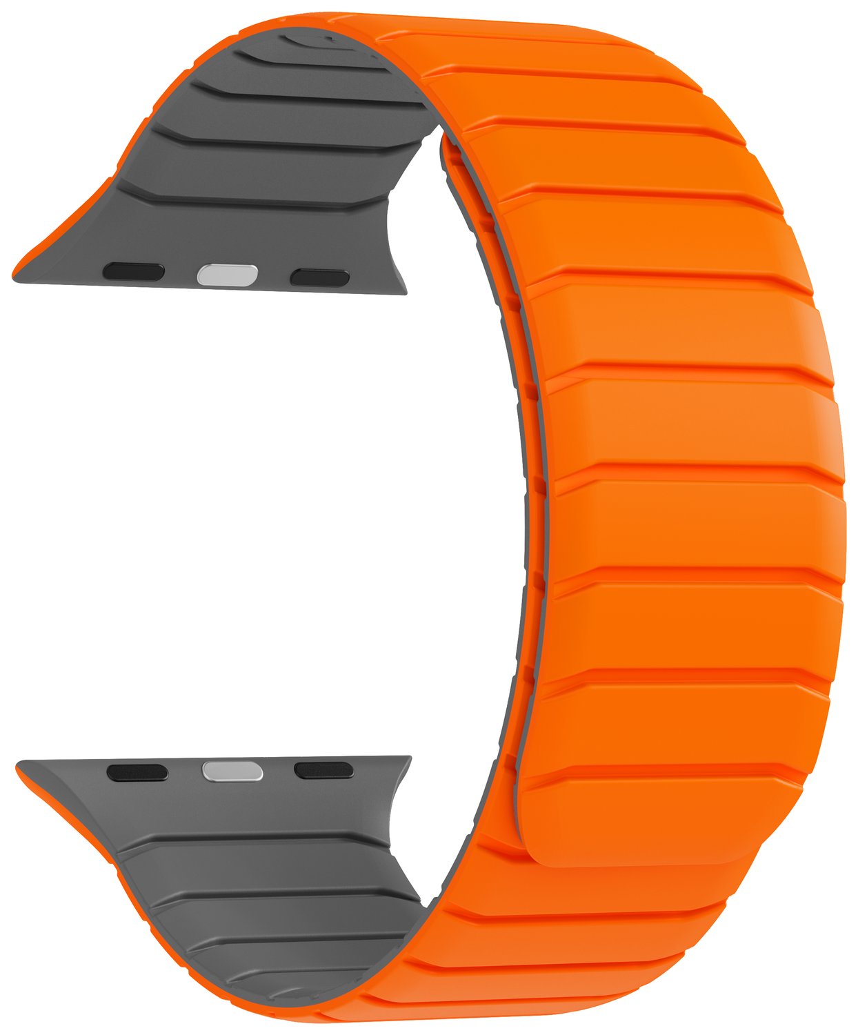 Buddi Fuse Magnetic Apple Watch Bandje 1-11/SE/Ultra 49/46/45/44MM Oranje afbeelding 9