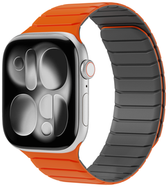 Buddi Fuse Magnetic Apple Watch Bandje 1-11/SE/Ultra 49/46/45/44MM Oranje afbeelding