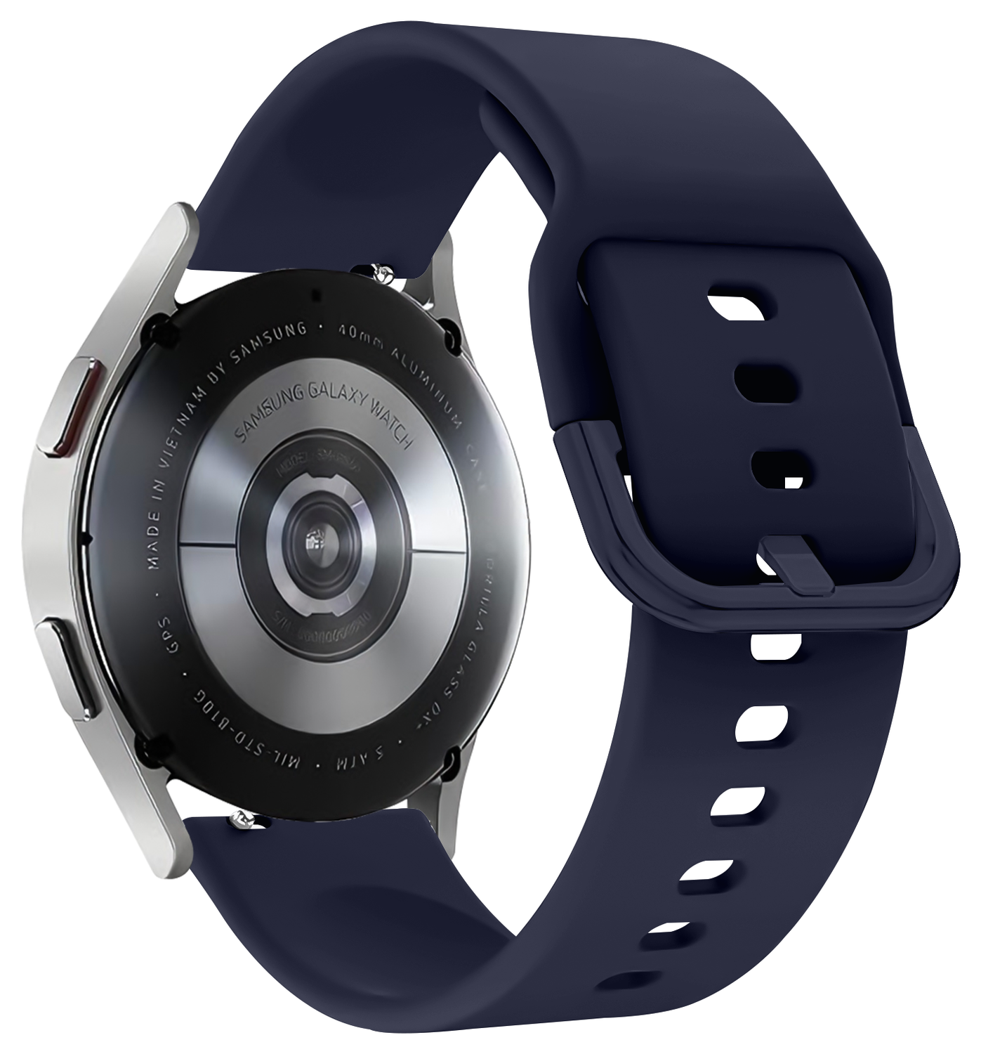 SBG Universeel Smartwatch / Horloge Bandje - Siliconen - 20MM - Midnight Blue afbeelding 9