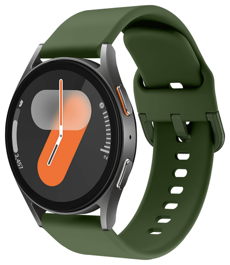 SBG Universeel Smartwatch / Horloge Bandje - Siliconen - 20MM - Groen afbeelding 1