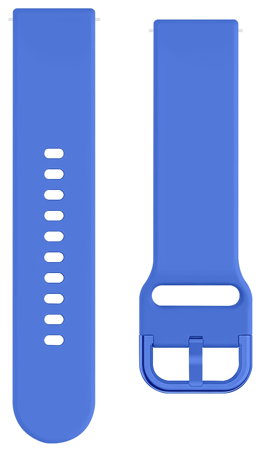 SBG Universeel Smartwatch / Horloge Bandje - Siliconen - 20MM - Blauw afbeelding 8