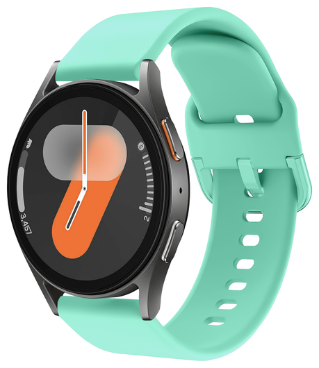 SBG Universeel Smartwatch / Horloge Bandje - Siliconen - 20MM - Mint Groen afbeelding 1
