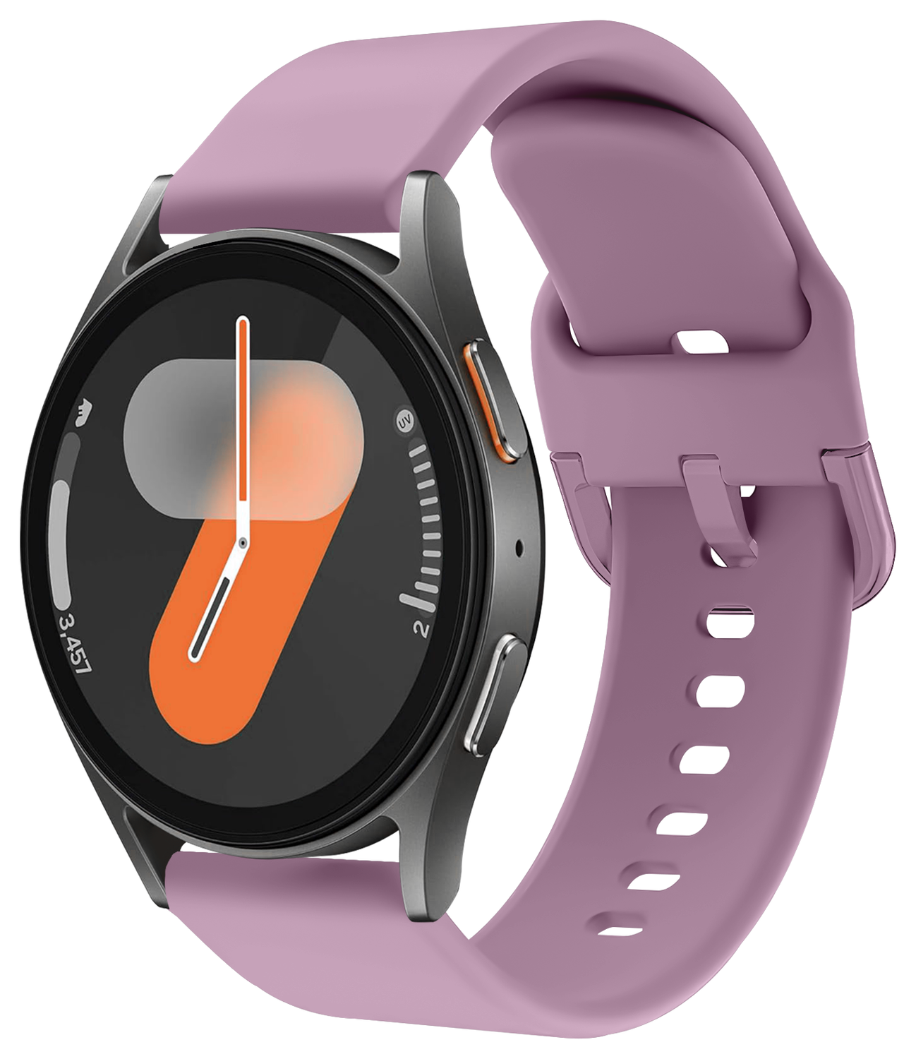 SBG Universeel Smartwatch / Horloge Bandje - Siliconen - 20MM - Paars afbeelding 1