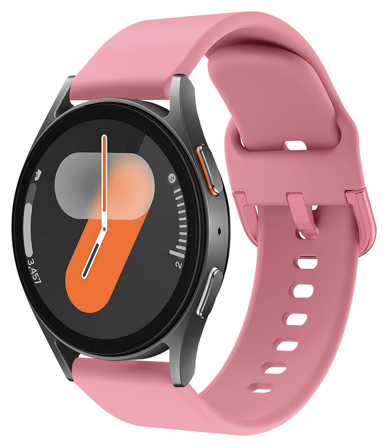 SBG Universeel Smartwatch / Horloge Bandje - Siliconen - 20MM - Roze afbeelding 10