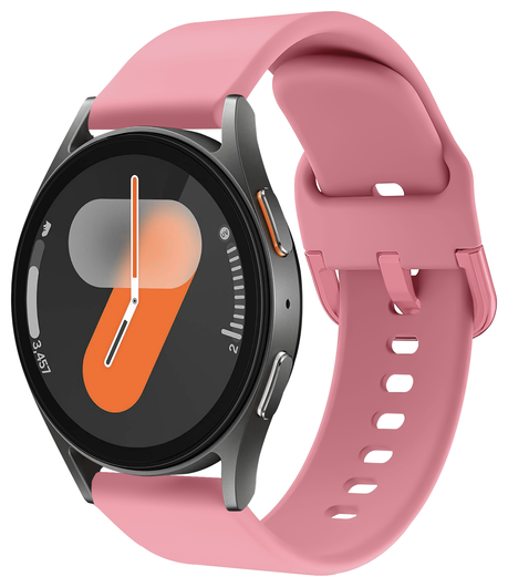 SBG Universeel Smartwatch / Horloge Bandje - Siliconen - 20MM - Roze afbeelding 1