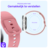 SBG Universeel Smartwatch / Horloge Bandje - Siliconen - 20MM - Roze afbeelding 2