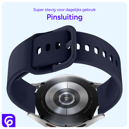SBG Universeel Smartwatch / Horloge Bandje - 22MM - Midnight Blue afbeelding 3