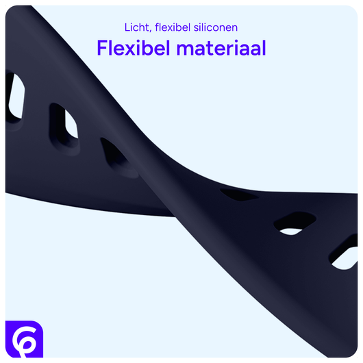 SBG Universeel Smartwatch / Horloge Bandje - 22MM - Midnight Blue afbeelding 5