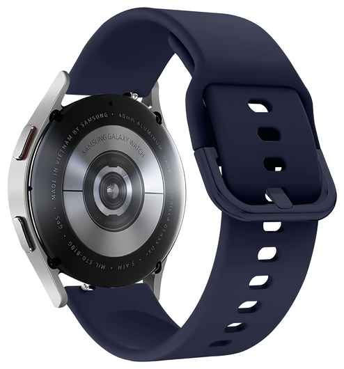 SBG Universeel Smartwatch / Horloge Bandje - 22MM - Midnight Blue afbeelding 9