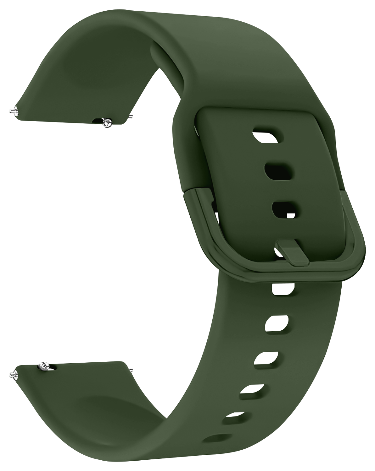 SBG Universeel Smartwatch / Horloge Bandje - Siliconen - 22MM - Groen afbeelding 7