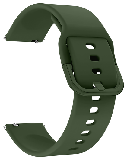 SBG Universeel Smartwatch / Horloge Bandje - Siliconen - 22MM - Groen afbeelding 7