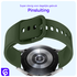 SBG Universeel Smartwatch / Horloge Bandje - Siliconen - 22MM - Groen afbeelding 3