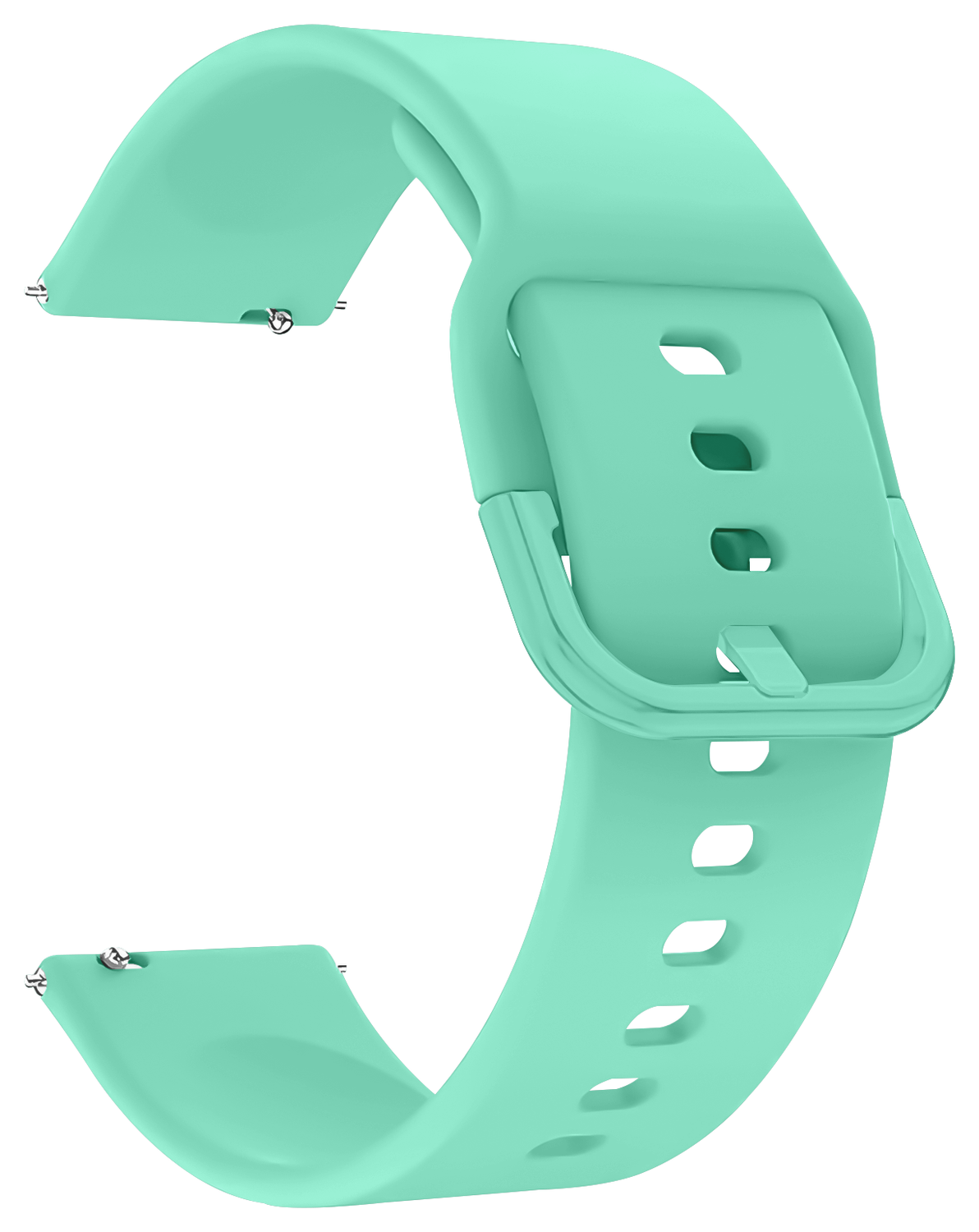 SBG Universeel Smartwatch / Horloge Bandje - Siliconen - 22MM - Mint Groen afbeelding 7