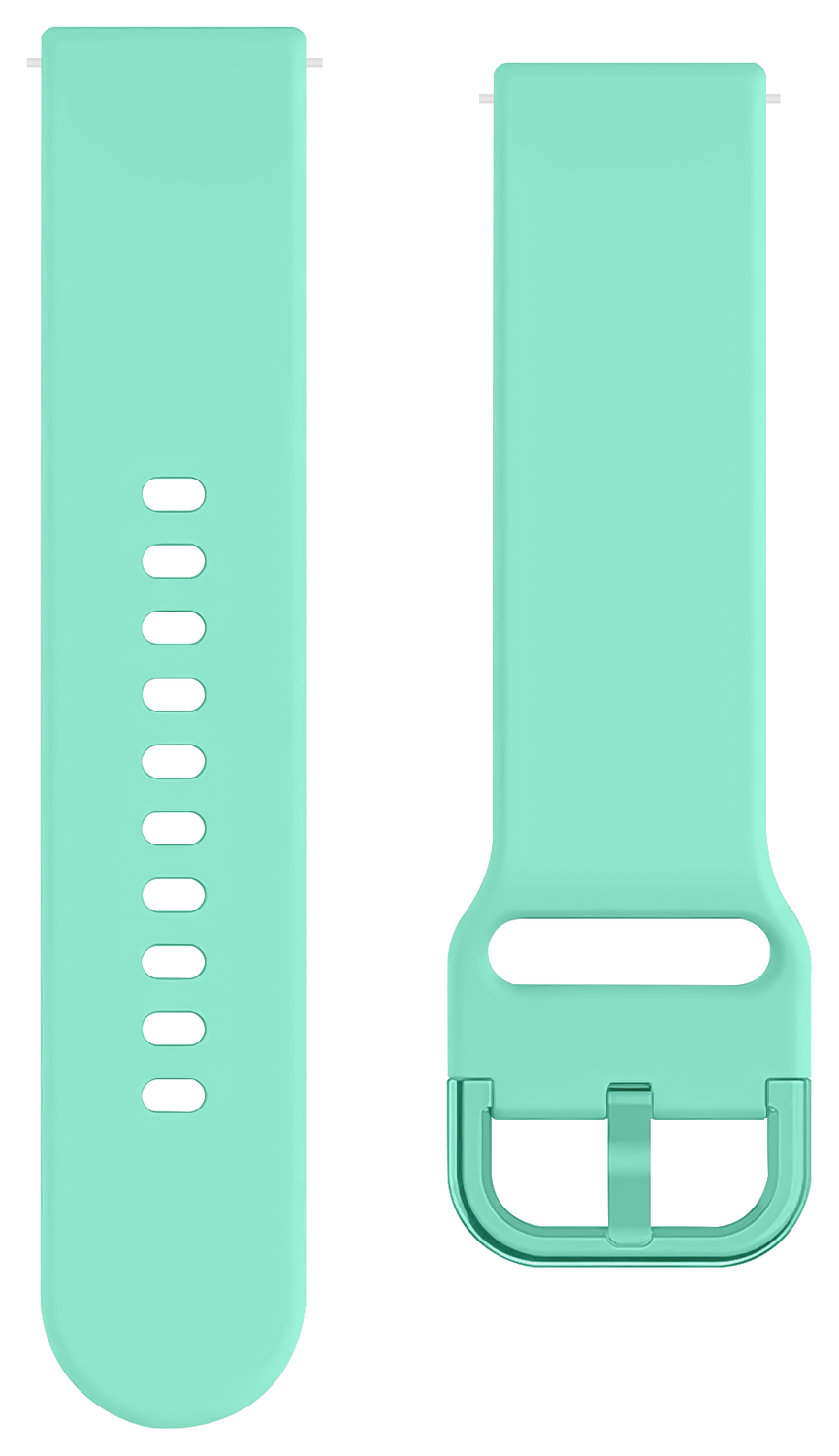 SBG Universeel Smartwatch / Horloge Bandje - Siliconen - 22MM - Mint Groen afbeelding 8