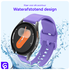 SBG Universeel Smartwatch / Horloge Bandje - Siliconen - 22MM - Lila afbeelding 6