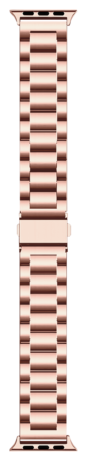 SBG RVS - Apple Watch Bandje - 1-11/SE - 38/40/41/42MM - Rose Goud afbeelding 8