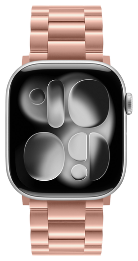 SBG RVS - Apple Watch Bandje - 1-11/SE - 38/40/41/42MM - Rose Goud afbeelding 10