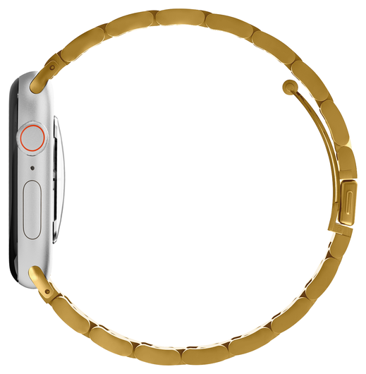 SBG RVS - Apple Watch Bandje - 1-11/SE - 38/40/41/42MM - Goud afbeelding 9