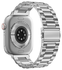 SBG RVS - Apple Watch Bandje - 1-11/SE/Ultra - 49/46/45/44/42MM - Zilver afbeelding 6