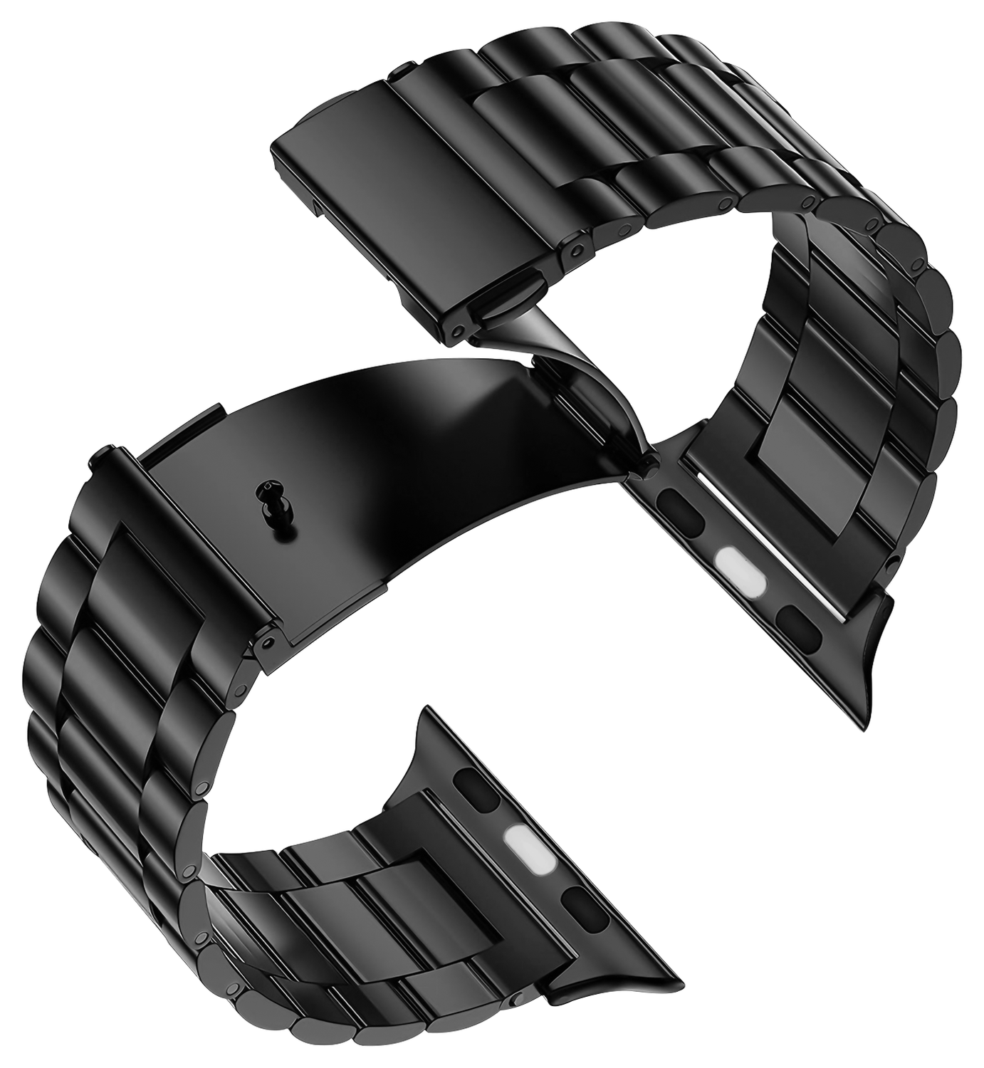 SBG RVS - Apple Watch Bandje - 1-11/SE/Ultra - 49/46/45/44/42MM - Zwart afbeelding 7