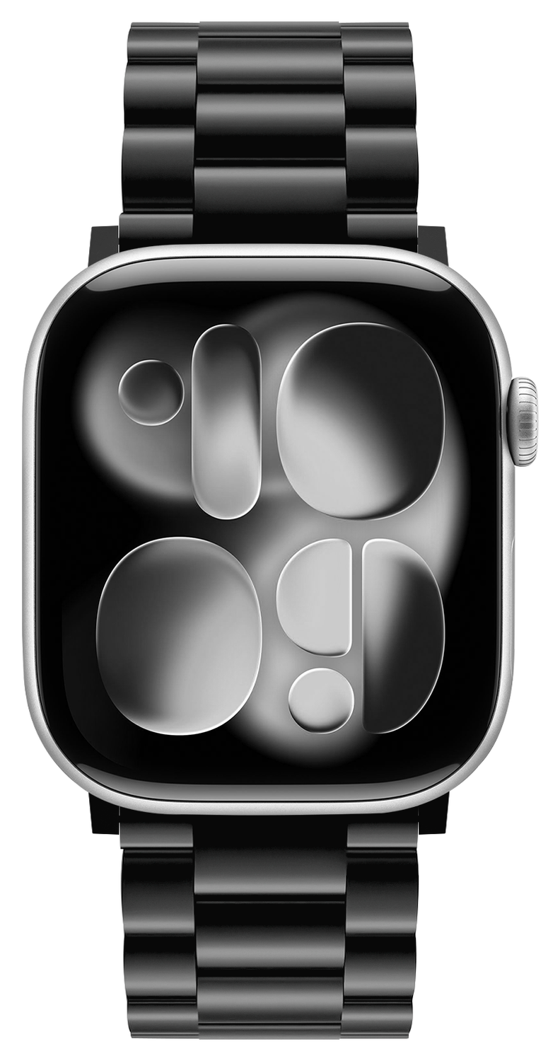 SBG RVS - Apple Watch Bandje - 1-11/SE/Ultra - 49/46/45/44/42MM - Zwart afbeelding 10