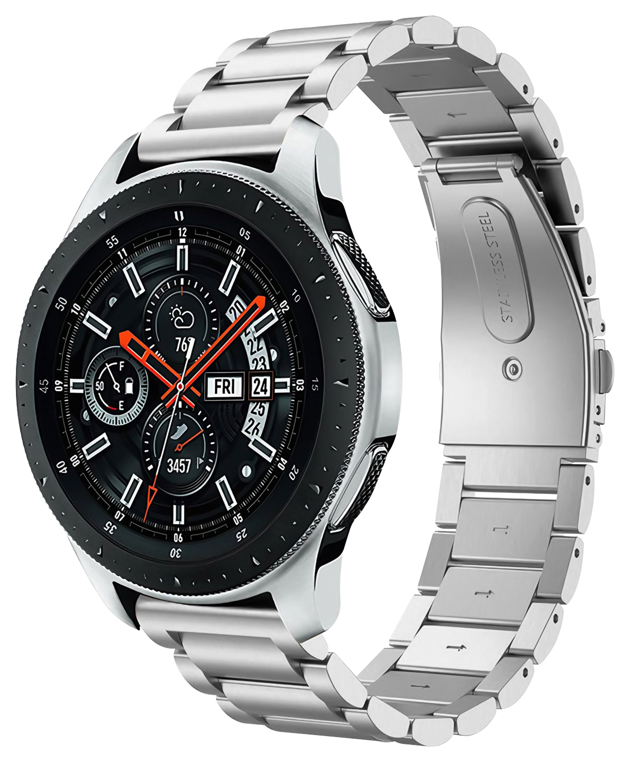 SBG RVS - Universeel Smartwatch / Horloge Bandje Schakels 20MM - Zilver afbeelding 1