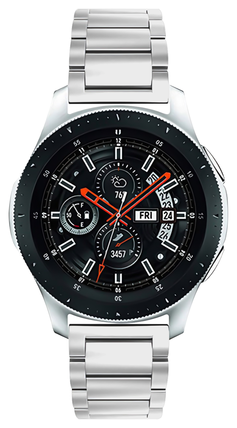 SBG RVS - Universeel Smartwatch / Horloge Bandje Schakels 20MM - Zilver afbeelding 7