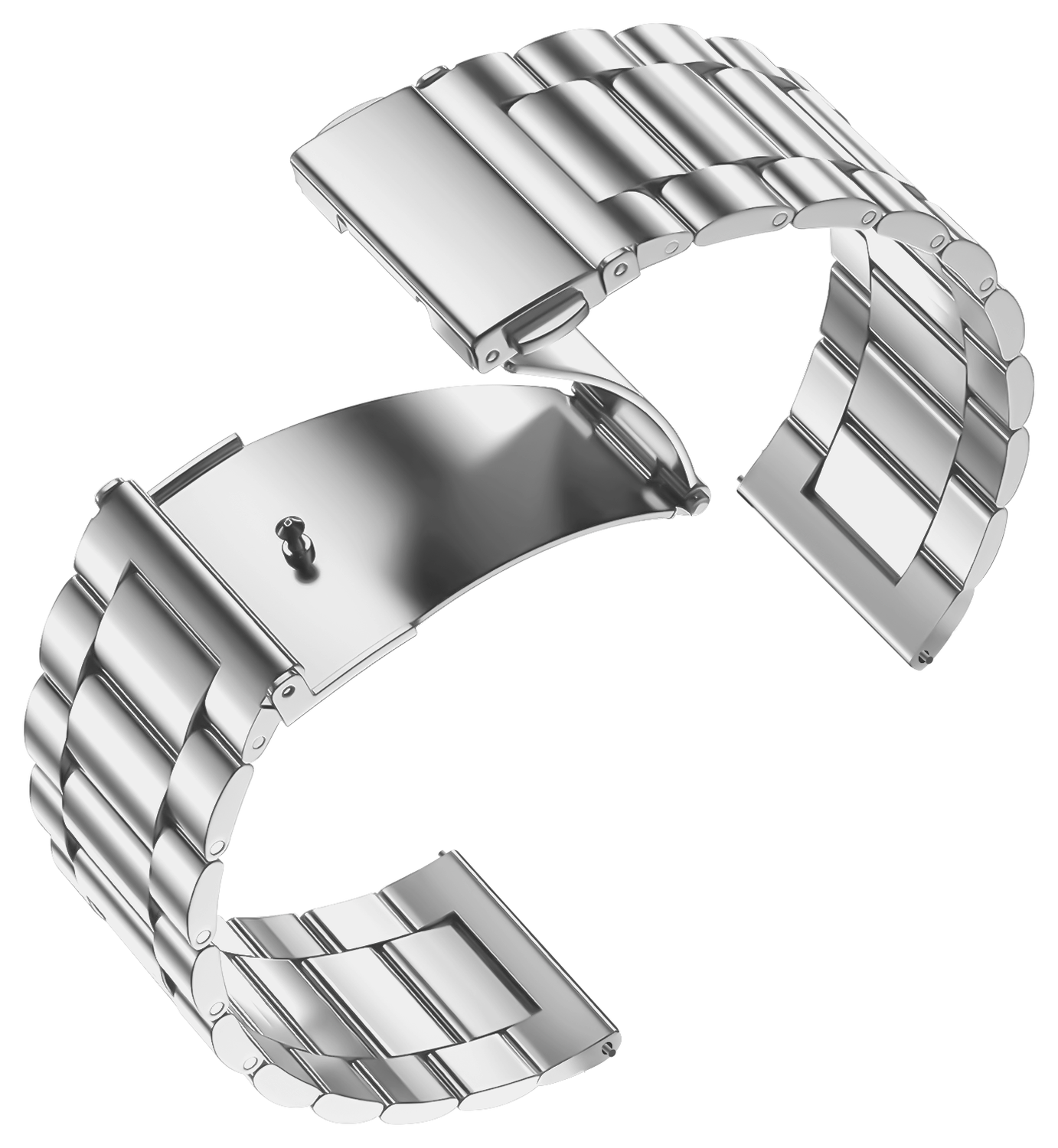 SBG RVS - Universeel Smartwatch / Horloge Bandje Schakels 20MM - Zilver afbeelding 9