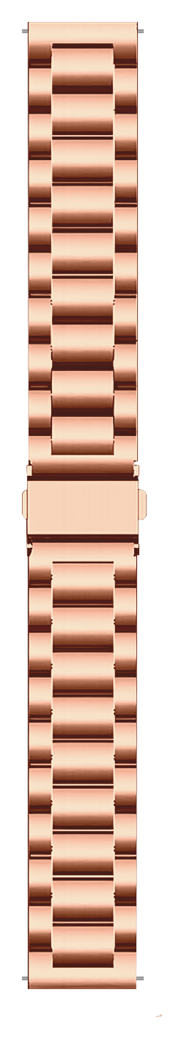 SBG RVS - Universeel Smartwatch / Horloge Bandje Schakels 20MM - Rose Goud afbeelding 8