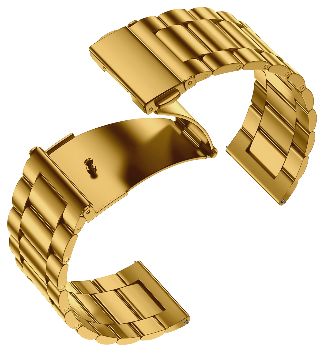 SBG RVS - Universeel Smartwatch / Horloge Bandje Schakels 20MM - Goud afbeelding 9