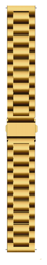 SBG RVS - Universeel Smartwatch / Horloge Bandje Schakels 20MM - Goud afbeelding 8