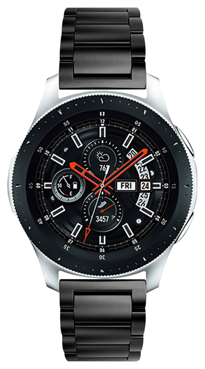 SBG RVS - Universeel Smartwatch / Horloge Bandje Schakels 20MM - Zwart afbeelding 7