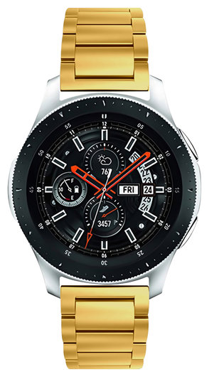 SBG RVS - Universeel Smartwatch / Horloge Bandje Schakels 22MM - Goud afbeelding 7