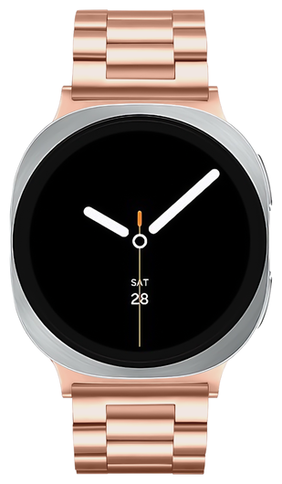 SBG RVS - Samsung Galaxy Watch 8 Bandje Schakels - Rose Goud afbeelding 7
