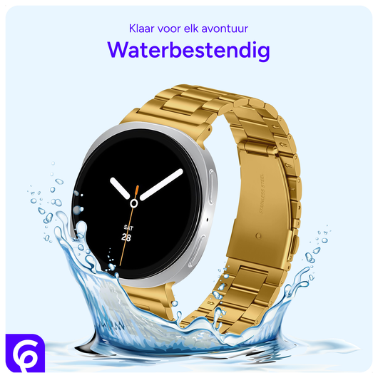 SBG RVS - Samsung Galaxy Watch 8 Bandje Schakels - Goud afbeelding 3